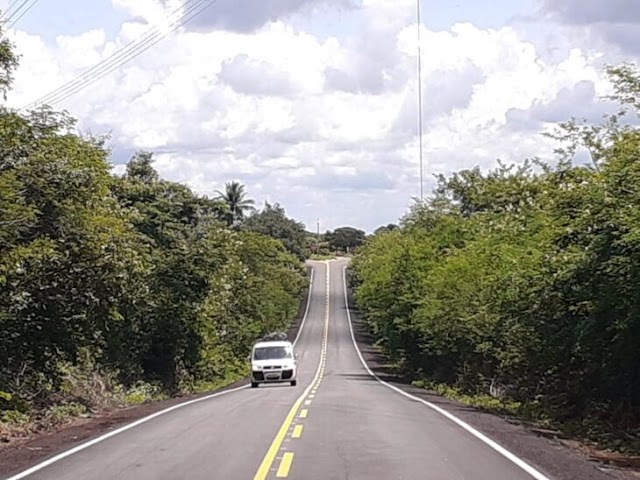 Rodovia que liga Bom Princípio do Piauí à BR-343 tem recapeamento concluído pelo Idepi