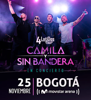 Concierto de CAMILA Y SIN BANDERA en Colombia