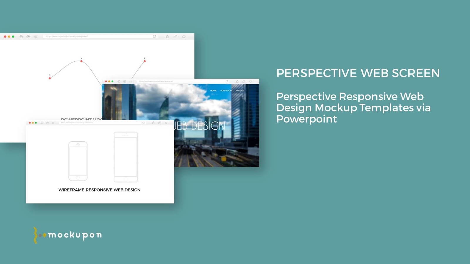 Download Free PowerPoint Template for Web Based UI Screen Mock-up ...