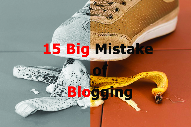 14 big mistake of blogging for beginners