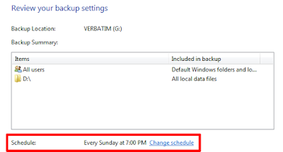 Backup Data Komputer Windows 7 Jadwal