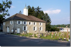 Old Stone Presbyterian Church and Cemetery in Lewisburg, WV
