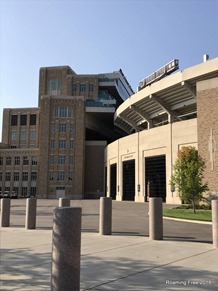 The other side of the stadium