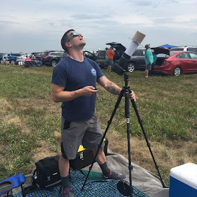 photographing the eclipse