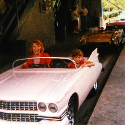 Natalia Dyer with Her Mother Allen Miles Dyer in Childhood