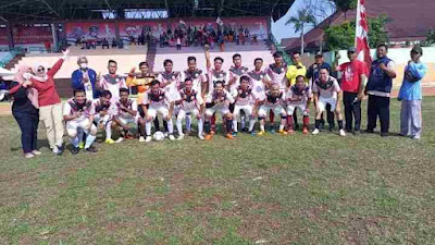 Memerihakan HUT Ri ke 77, Plt Lurah Kapuk menyaksikan pertandingan Bola,  PPSU Kapuk Vs Gulkarmat di Turnamen piala camat Cengkareng