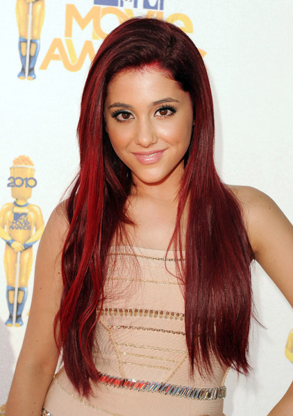 photosactresses Ariana Grande Red Hair Color Pictures