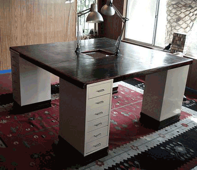 Craft Ideas  on Great Design For A Four Station Craft Table Built From Ikea Parts And