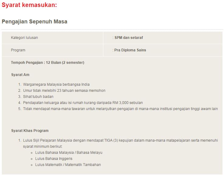 The EdVisor Malaysia: Permohonan Pra-Diploma di IPTA 