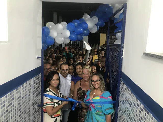 Inauguração da Escola Argemiro Bonfim em Nazaré das Farinhas