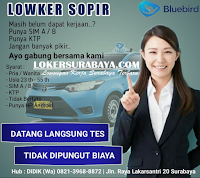 Walk In Interview di Blubird Taxi Surabaya Terbaru November 2019