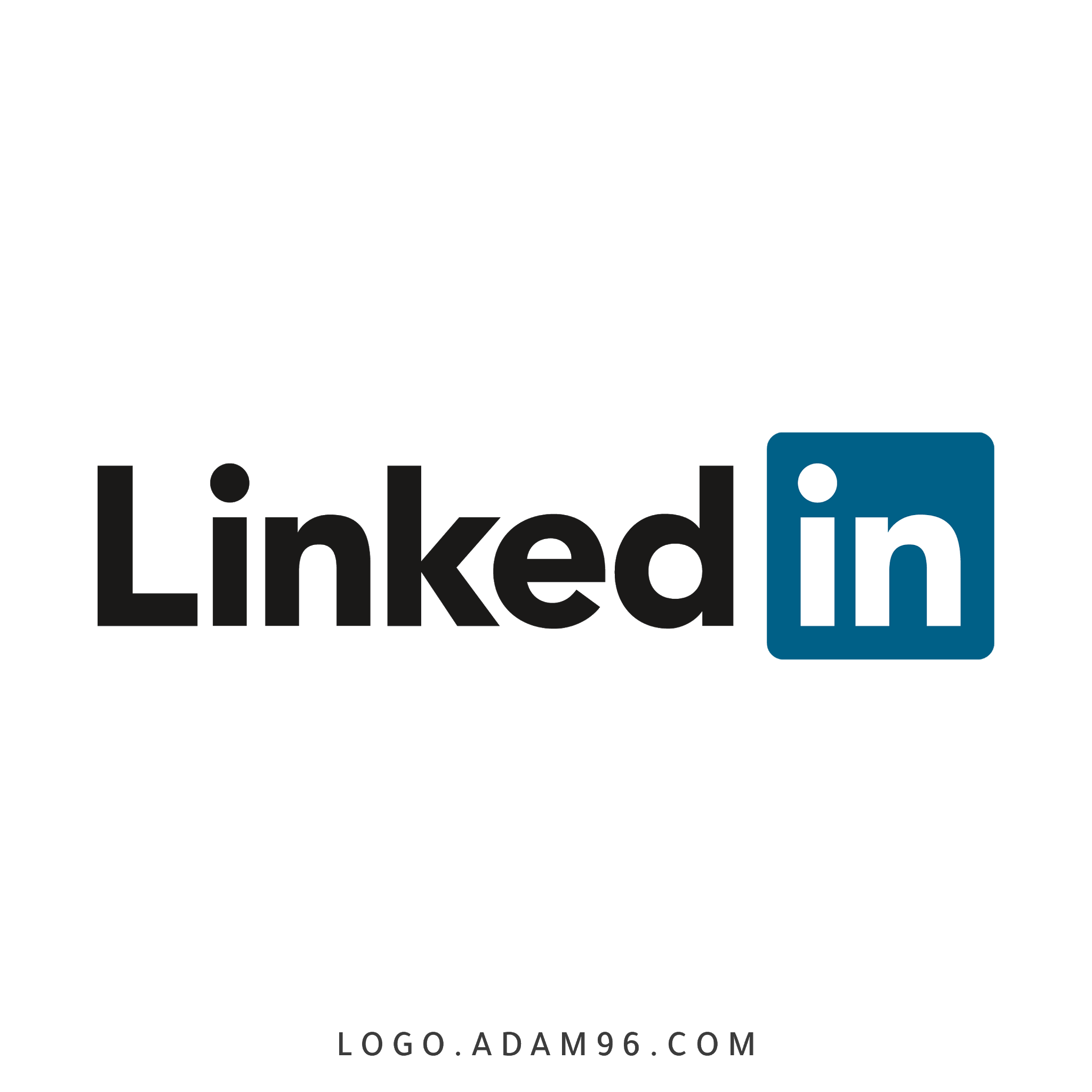 تحميل شعار موقع لينكد إن الرسمي لوجو عالي الجودة Logo Linkedin PNG