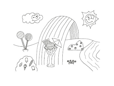 Candyland Coloring Pages Free Printables