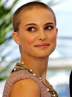 shaved head women. Natalie Portman Shaved Head