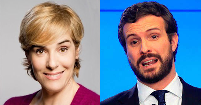 Anabel Alonso y Pablo Casado