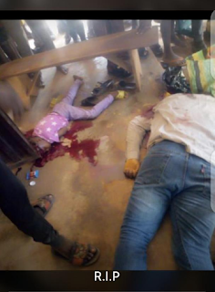 Graphic: Policeman, Little Girl Killed As Robbers Attack Ekiti Bank. PHOTOS