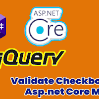 Validate Checkbox Selected or Not in Asp.net Core MVC Using jQuery