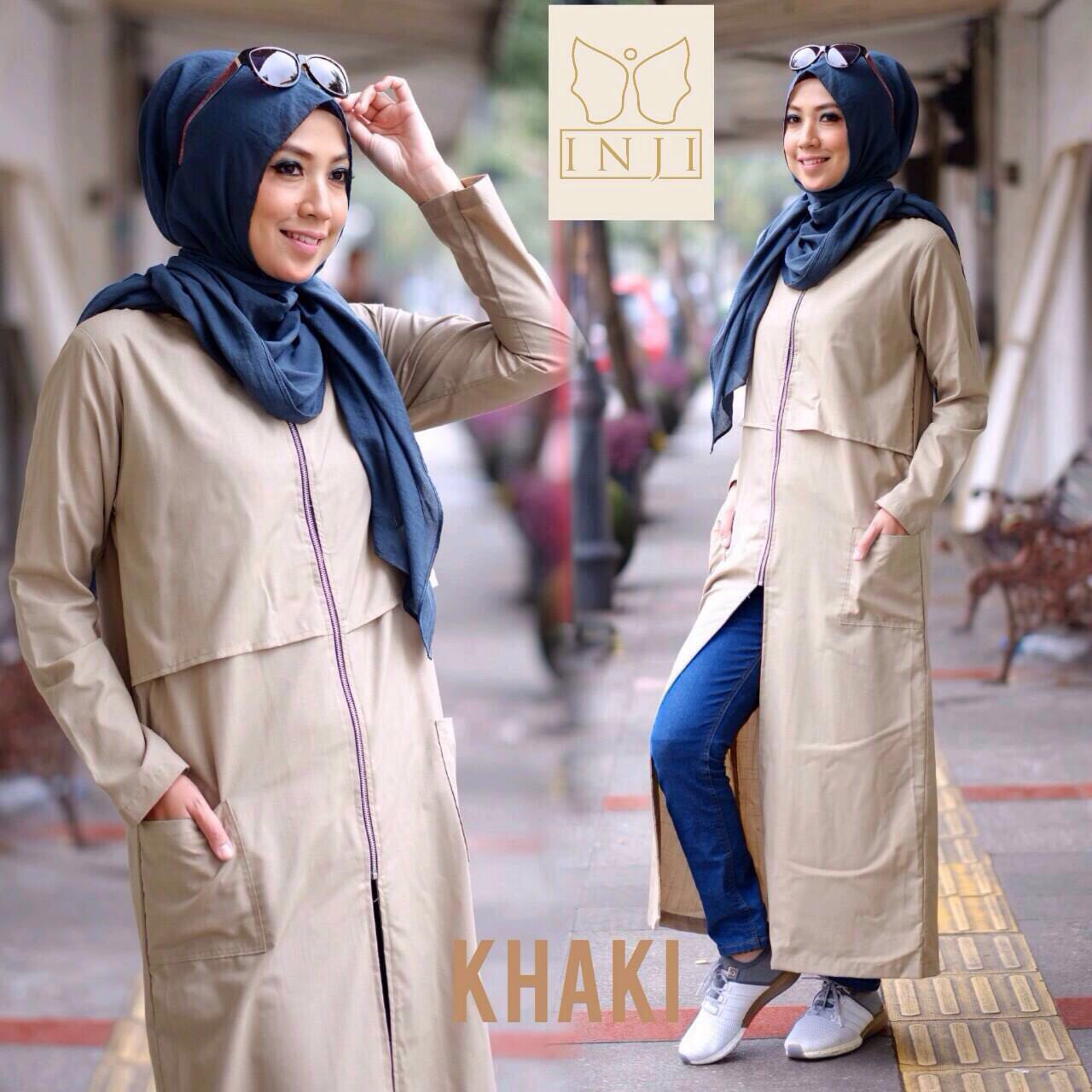 Jual Baju  Hijab Model  Sekarang  Mozza Outer By Inji