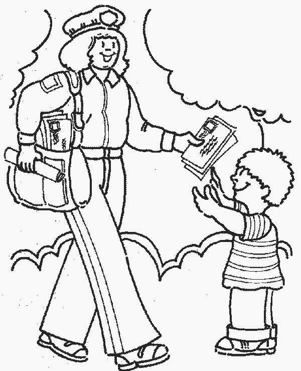 COMMUNITY WORKERS: Coloring Pages