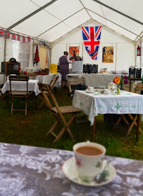 1940s Vintage Tea Shop at Selwood Steam Rally