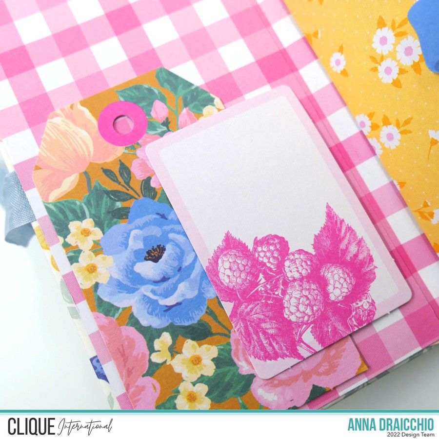 Mini Album con pagine a scalare e rilegatura a C