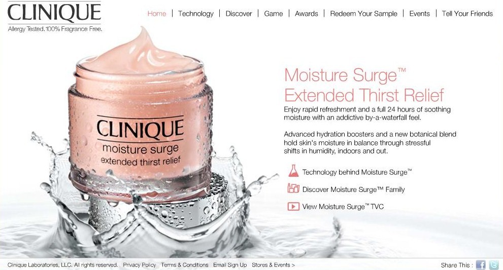 clinique moisture surge in Latvia