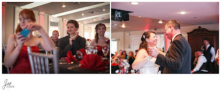 Sparkly Red Black Wedding at The Bedford Columns