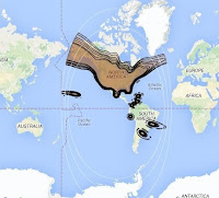 Footprint Map Spaceway 2 & DirecTV 11