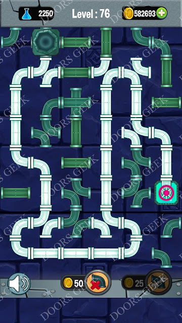  Plumber 3: Plumber Pipes Connect Level 76 Solution, Cheats, Walkthrough for android, iphone, ipad and ipod