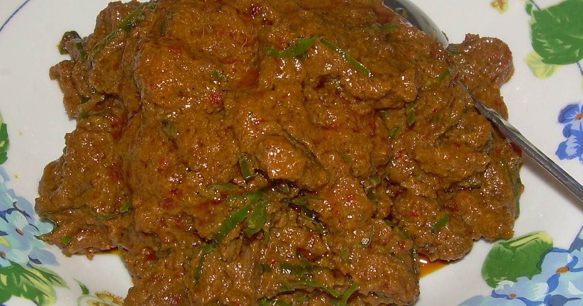 Resepi Ayam Rendang Santan - Soalan Mudah k