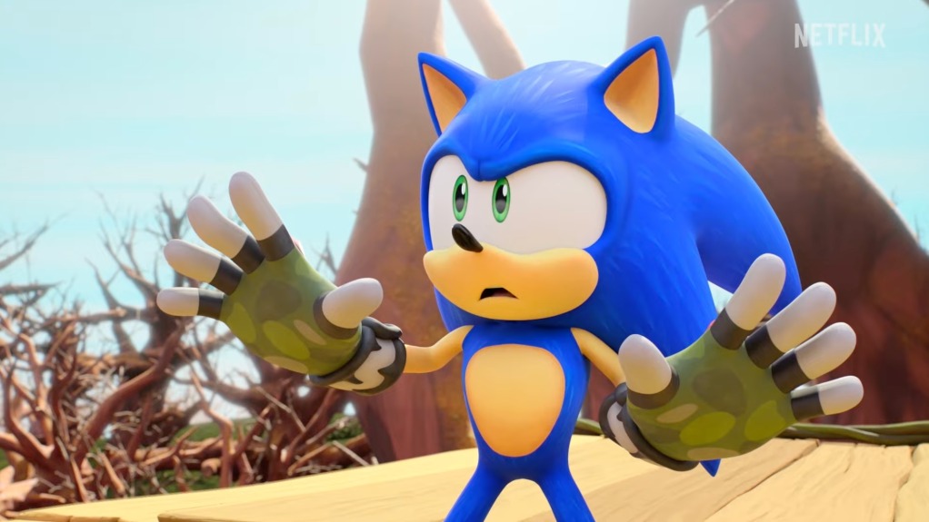 Sonic Prime Netflix Action Figures 3 Pack Mangey Tails Eggforcer