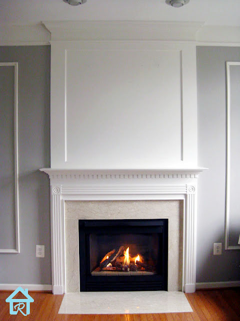 Adding Visual Interest and Height to your Fireplace 