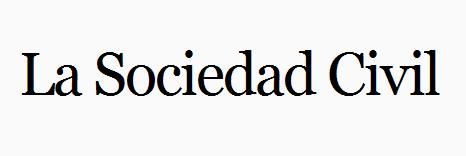Página inicial del blog La Sociedad Civil