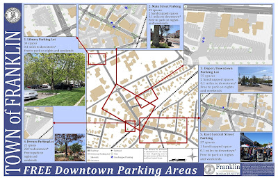 Franklin Downtown Parking Map