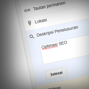 Cara Mengaktifkan Deskripsi Penelusuran Di Postingan Blog