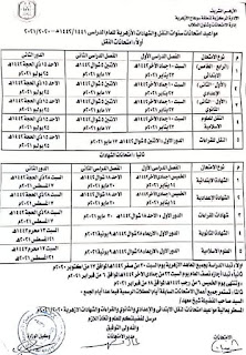 مواعيد امتحانات سنوات النقل والشهادات الازهرية ٢٠٢٠ _ ٢٠٢١ م