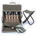 Garden Tool Set Includes Folding Stool Storage Bag