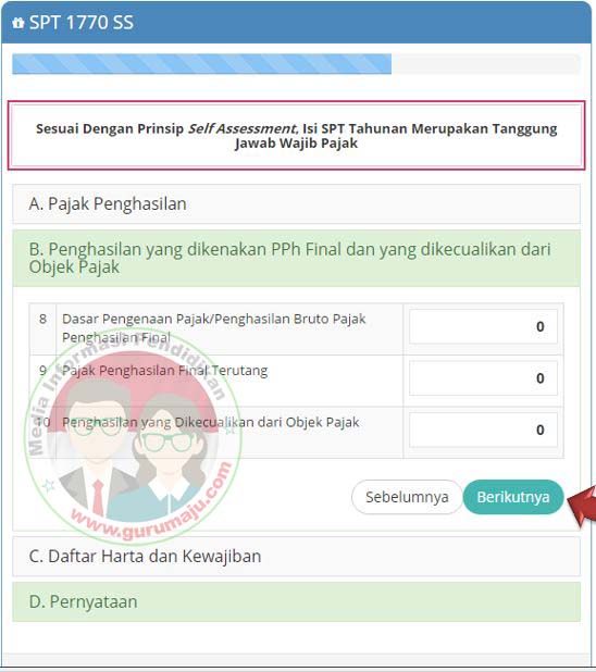 jika Anda memiliki penghasilan yang dikenai PPh final