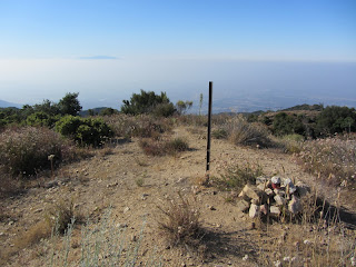 View south from the summit of Mount Bliss (3720')