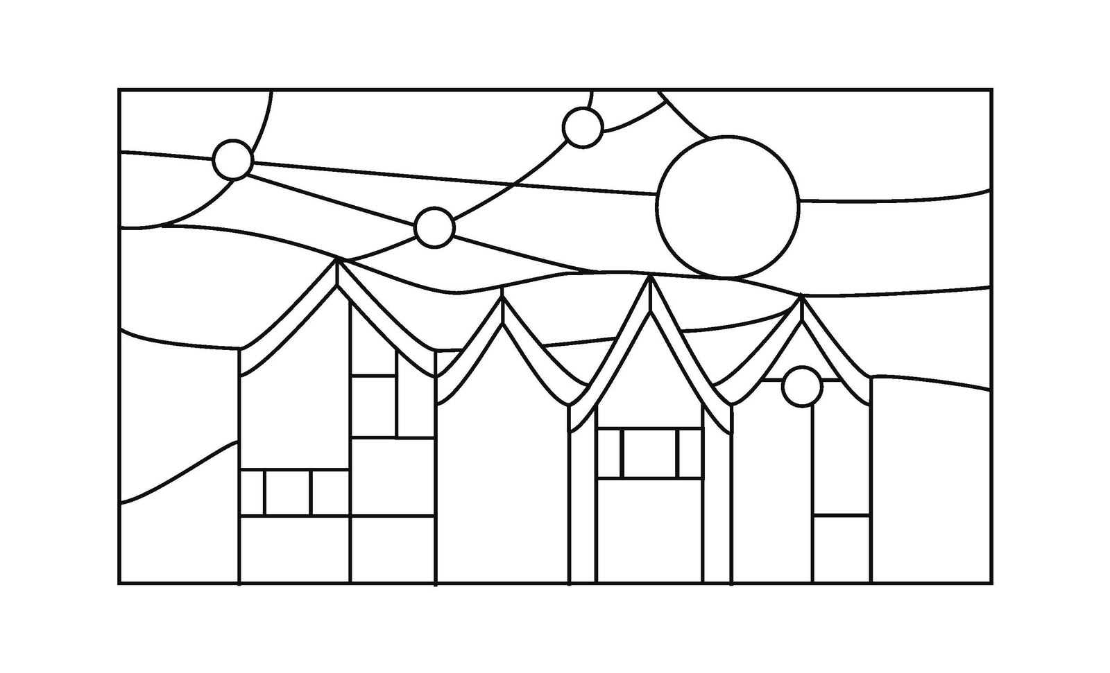 Stained Glass Patterns For Free Simple Stained Glass Patterns