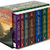 Harry Potter 7 Volume Box Set + Hogwarts Library Product Bundle