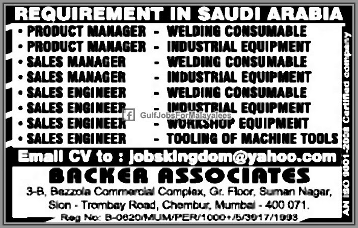 Job vacancies for KSA