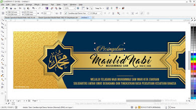 Desain Spanduk Maulid Nabi CDR