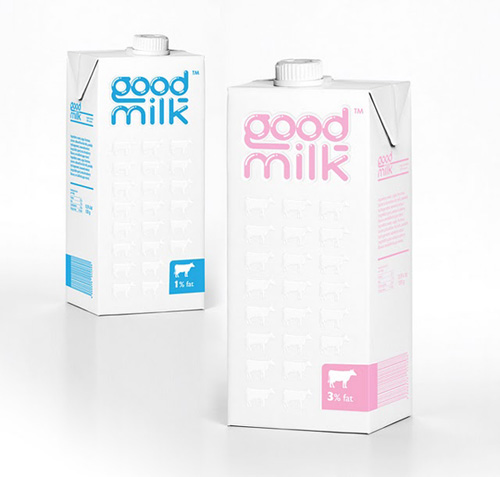 Good Milk packaging