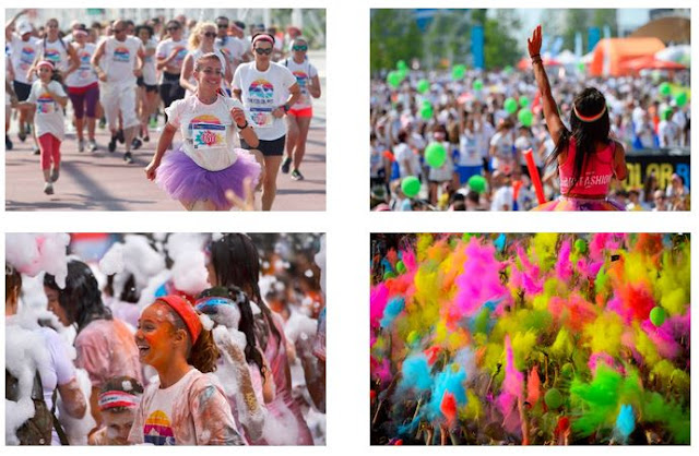 THE COLOR RUN POWERED BY SKITTLES