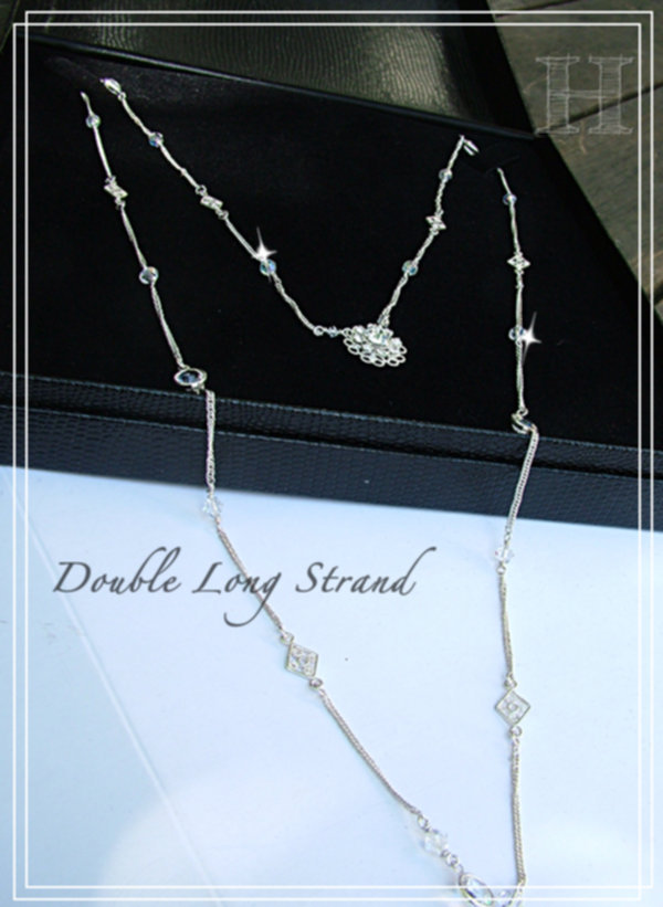 Long Strand Necklace - Swarovski Simple Elegance