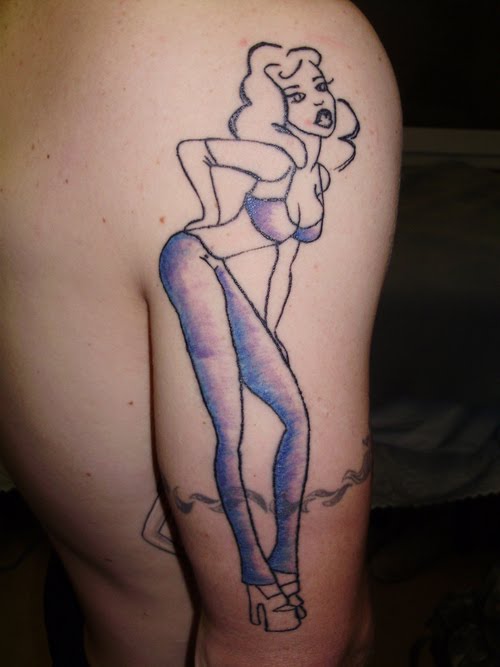 Pin Up Girl Tattoo Designs