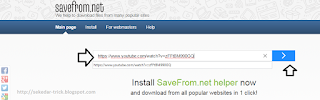 Download Youtube Videos Use Savefrom.net