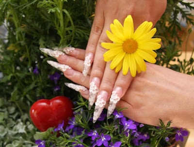 การตกแต่งเล็บแต่งงานสำหรับเจ้าสาว - Wedding decorated nails for Bride