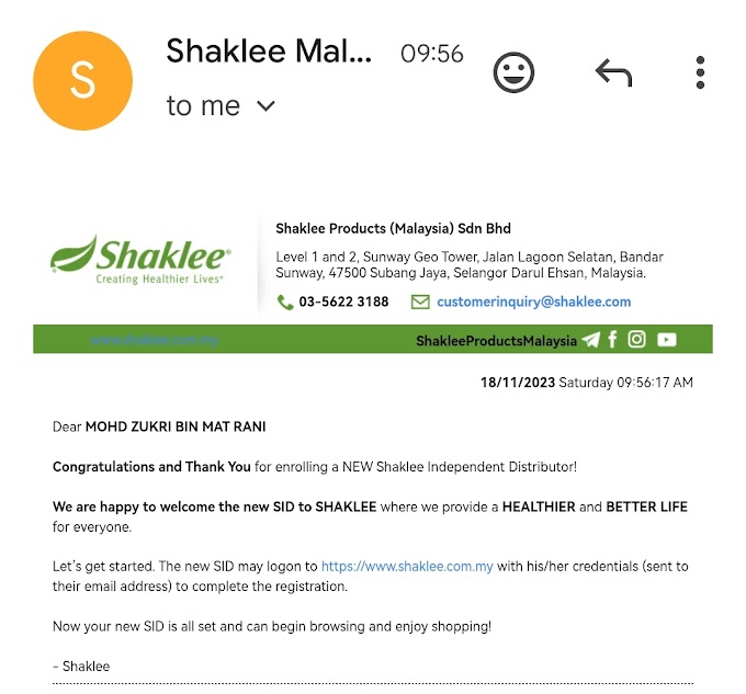 MACAM MANA NAK DAFTAR AHLI SHAKLEE